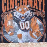 Cincinnati Bengals Graphic Crop Sweatshirt Black Size M Photo 2