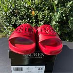 Lauren Ralph Lauren Red Ayden Slide Sandals Women’s Size 6 New with Box Photo 4