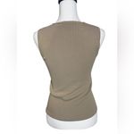 Max Studio  V-Neck Sleeveless Tan Sweater Sz Small Photo 5