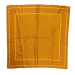 Vineyard Vines Silk Square Umbrella Print Yellow Scarf 35x35 Photo 3