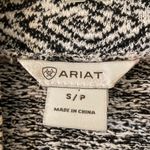 Ariat  Cardigan size S excellent condition color black and white length 22” Photo 1