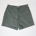 Wrangler Vintage 90s  Khaki Green Denim Shorts Photo 2