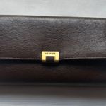 None Brown Leather Wallet GUC Photo 0