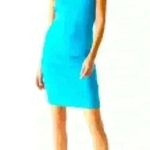 Michael Stars Demi Ribbed Dress in Corsica Sz Lp Photo 1