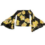 We The Free Birds of Paradise Bell Sleeve Shirt Blouse Top Size Small Women's Photo 1