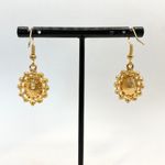 Black and white pearl rimmed cameo earrings Photo 1