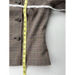 Liz Claiborne T4 Y2K VTG  Plaid Double Breasted Blazer Jacket Brown Pink Lined Photo 3