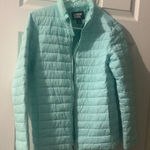 Lands' End Women's Aqua Puffer Jacket Photo 0