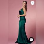 NWT NOX ANABEL Simple Long Classic Dress with Cowl V Photo 2