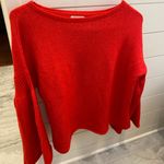 Lou & grey  Red Bell sleeve sweater - Size Small Photo 1