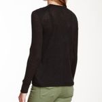 joe's jeans  Black Dames Linen Long Sleeve T-Shirt M Photo 1