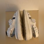 Dr. Martens women’s white leather white leather platform sandals size 12 wide Photo 1