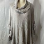 Alya Francescas poncho with long sleeves size s/m oversized cowl neck Photo 1