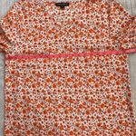 Mario Serrani  pink and red floral tunic top. Photo 8