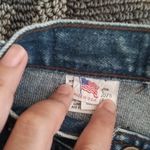 Rockies Vintage 80s Metal Button Fly Closure High Waisted Long Rodeo Sz 28 Blue Photo 4