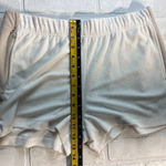 Barefoot Dreams Beach Cozy Terry Shorts Womens Medium White Sea Salt Stone M Photo 2
