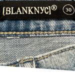 BLANK NYC Designer Denim Jean Shorts Beachy Raw Hem Womens Sz 30 Light Wash Photo 3