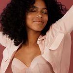 Third Love • Eyelash Lace Demi Bra nude beige Atmosphere soft padded underwire Photo 2