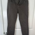 1822 Denim Gunmetal Accents Fitted Black Wash Modern Everyday Skinny Jeans Sz 10 Photo 2