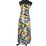 BB Dakota Steve Madden Paola Tropical Print Smocked Bodice Maxi Dress Size Small Photo 1