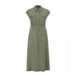 Goella Zippered Lapel Vest And Slit Half Skirt Two Photo 7