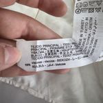 ZARA  Dress Womens Small White Tunic High Neck Ruched Mini Elegant‎ Photo 8