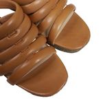 Vince Camuto Womens 9 Patrest Leather Platform Sandal in Light Cognac NEW Photo 6