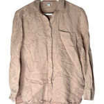 Cuyana  Linen Blend Lightweight Button Down Shirt Photo 0