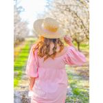 Zanzea Bridgeton Vibes Pale Pink Peasant Maxi Dress Photo 2