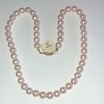 Vintage Elegant Pink Faux Pearl Classic Boho Necklace Photo 0