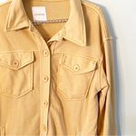 Avec Les Filles  Size Small Loose Fit Shirt Jacket Shacket-Mustard‎ Yellow Photo 1