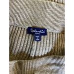 Splendid  Ribbed Knit Lounge Pants Wide Leg Drawstring Beige Small Photo 3