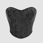 SheIn Denim Strapless Top Photo 0