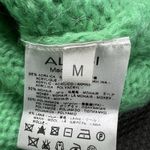 ALYSI Mohair blend Made in Italy Size Med‎ Turtle neck Sweater Green Photo 8