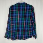 Victoria's Secret 3/$30  | Plaid Button Up Pajama Shirt Long Sleeve M Photo 5