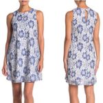 Eliza J ✨ Women's Sleeveless Lace Blue Floral Trap Sz 14 Dress✨ Photo 2
