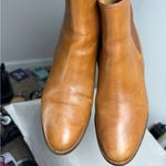 Madewell ‎ Regan boot pull on Boots Size 7 Saddle BROWN Booties Short Heeled Photo 9