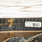 7 For All Mankind Acid Washed Denim Skirt 26 Photo 14