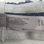 Victoria's Secret  Cotton Lace Trim Bandeau White Blue Scottie Dog Womens Medium Photo 4