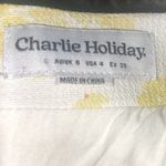Charlie Holiday Lola Lemonade White Floral Print Skater Skirt/smocked crop set 4 Photo 9