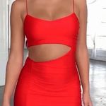 Tiger Mist Cheyenne Red Cut-out dress Photo 0