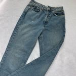 BDG Distressed Light Blue Mom Jeans, Size 27 Photo 0