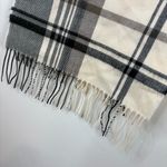 None 100% Cashmere Plaid Scarf Made in Scotland with Fringe Photo 1