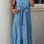 These Three Boutique Blue Midi Dress Photo 0