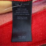 Rag and Bone  Moss Denim Mini Skirt Bull Red size 25 raw frayed hem cotton Photo 6