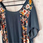Torrid  Floral Knit to Woven Top Photo 2