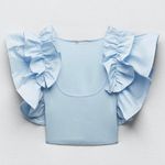 ZARA  Ruffled Top Photo 5