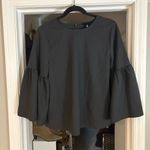 Who What Wear NWOT Target  Black Bell Sleeve Top Photo 2