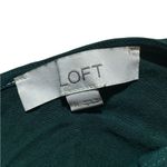 Loft Hunter Green V-Neck Tie Back Blouse Size Medium Short Sleeve Casual Top Photo 5