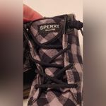 Sperry Women’s Syren Gulf SALTWATER DUCK BOOTS WOOL BLEND BLACK PLAID SIZE 9.5 Photo 4
